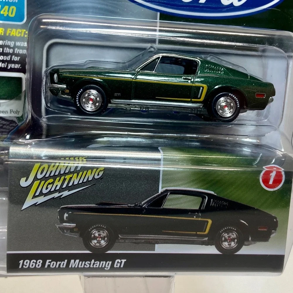 Johnny Lightning 1968‎ Ford Mustang GT Version B Release 3 Green 1:64 NIP 2022